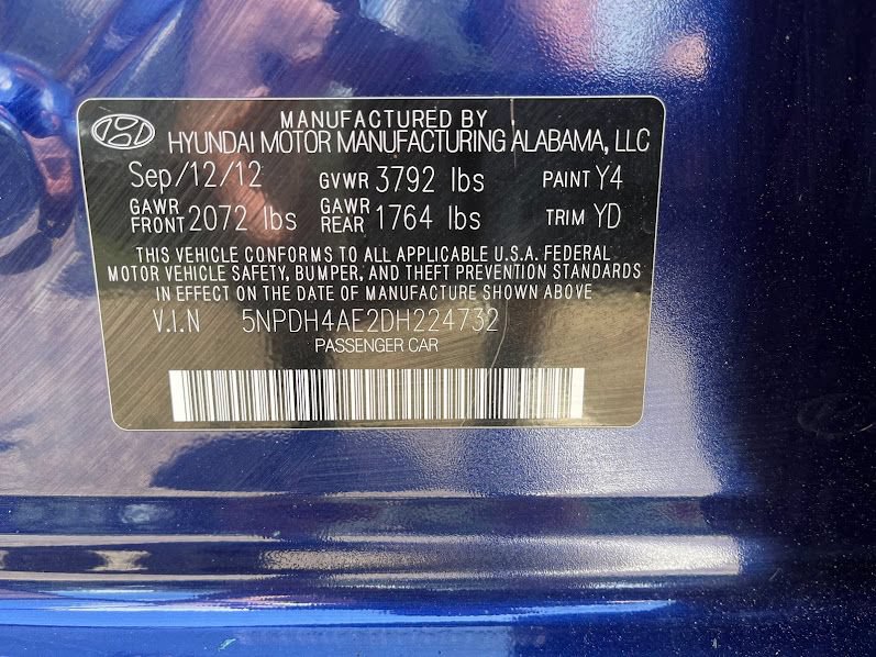 Used 2013 Hyundai Elantra GLS FWD image 7