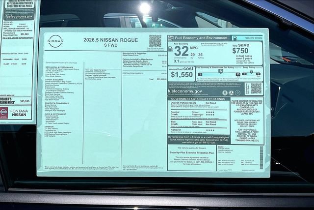 New 2026 Nissan Rogue S FWD image 12