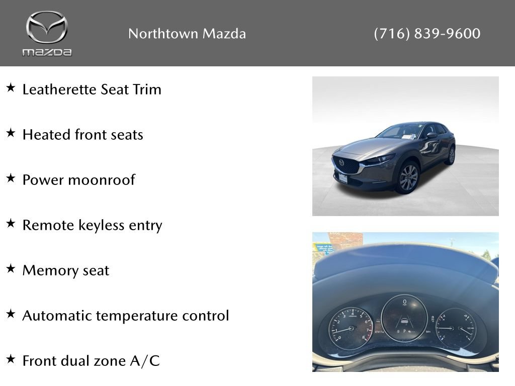 Certified 2021 MAZDA CX-30 AWD 2.5 S w/ Preferred Package image 2