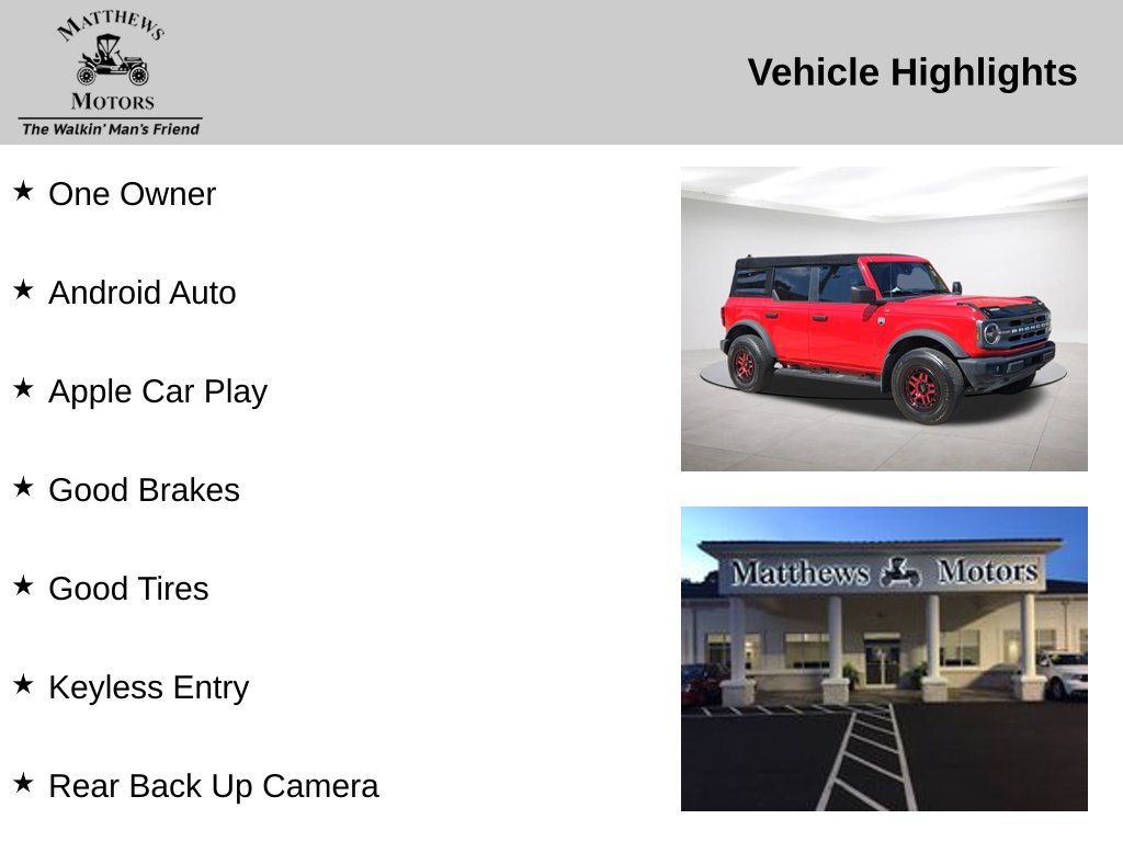 Used 2021 Ford Bronco 4-Door AWD/4WD image 14