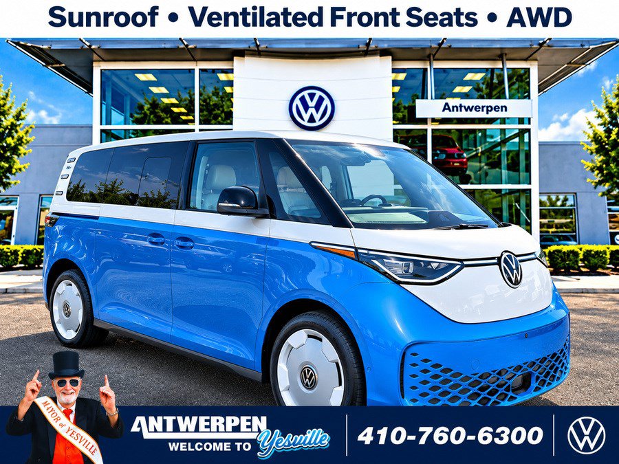 Used 2025 Volkswagen ID. Buzz 1st Edition AWD/4WD image 1