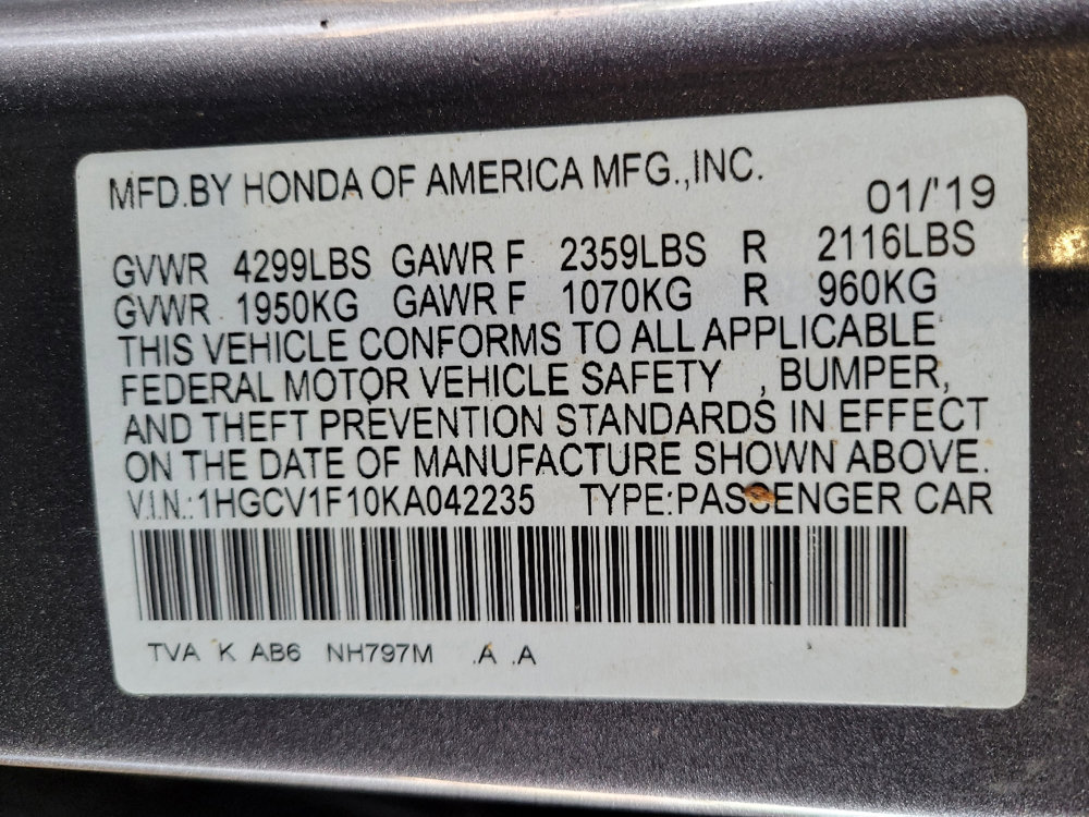 Used 2019 Honda Accord LX image 33