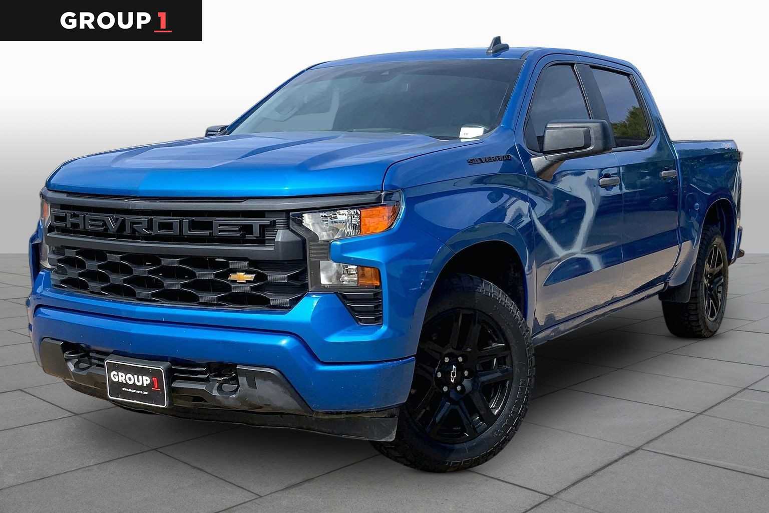 Certified 2022 Chevrolet Silverado 1500 Custom w/ LPO, Dark Essentials Package