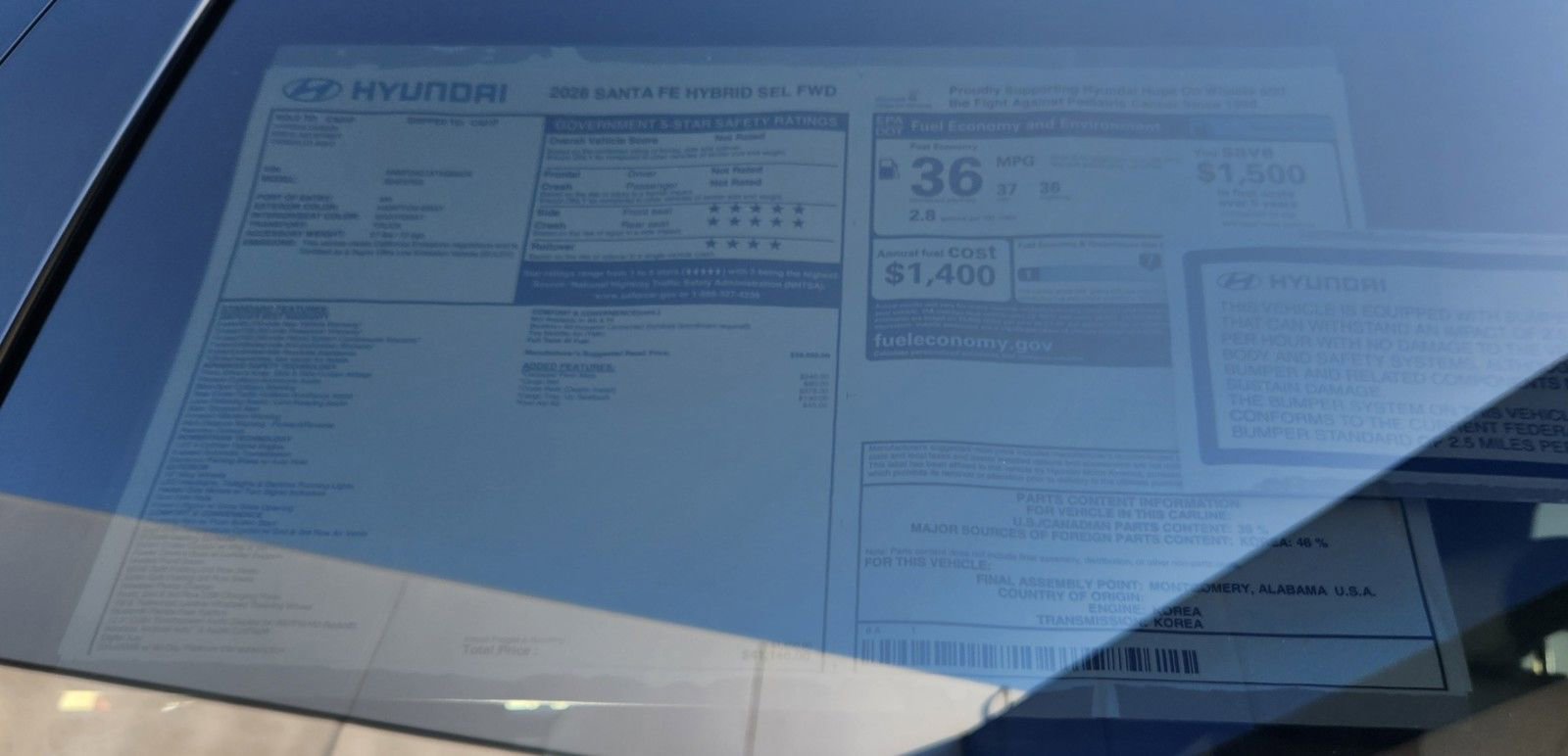 New 2026 Hyundai Santa Fe SEL FWD image 31