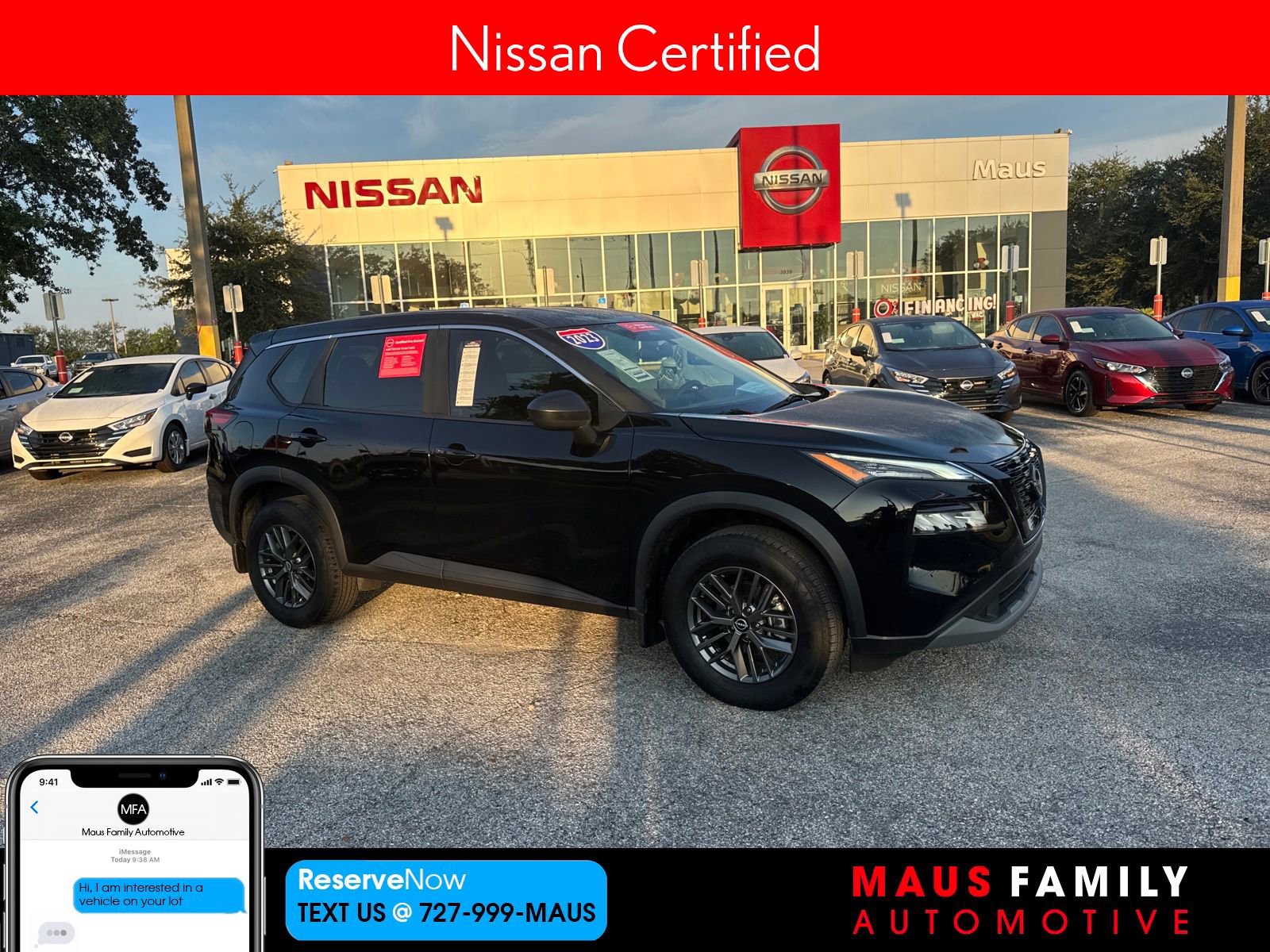 Certified 2023 Nissan Rogue S