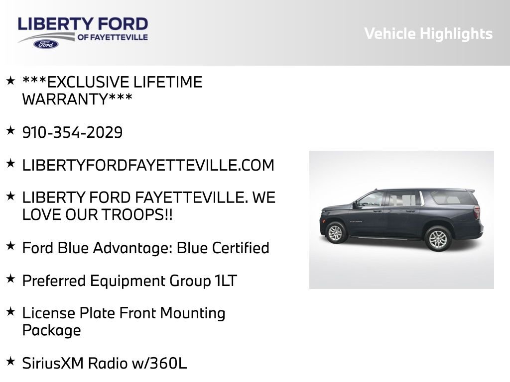 Used 2023 Chevrolet Suburban LT AWD/4WD image 5