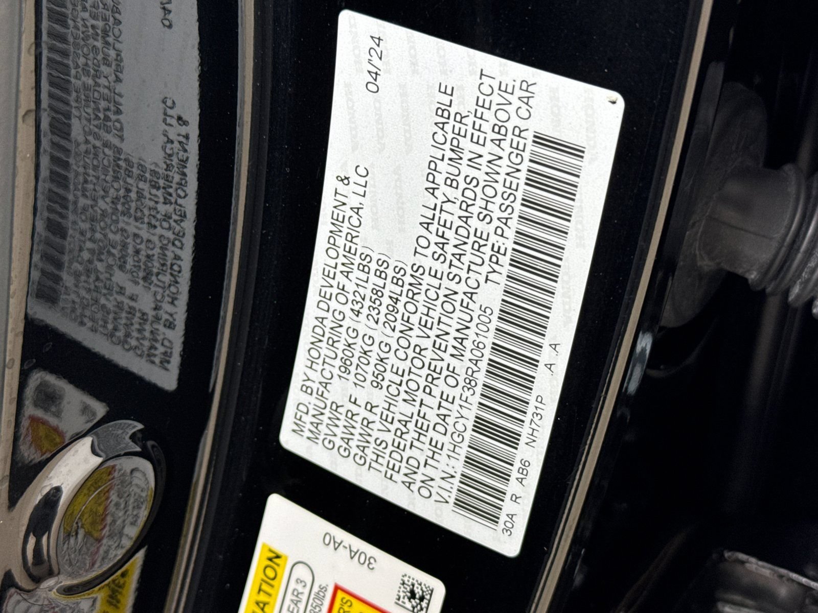 Used 2024 Honda Accord EX image 27