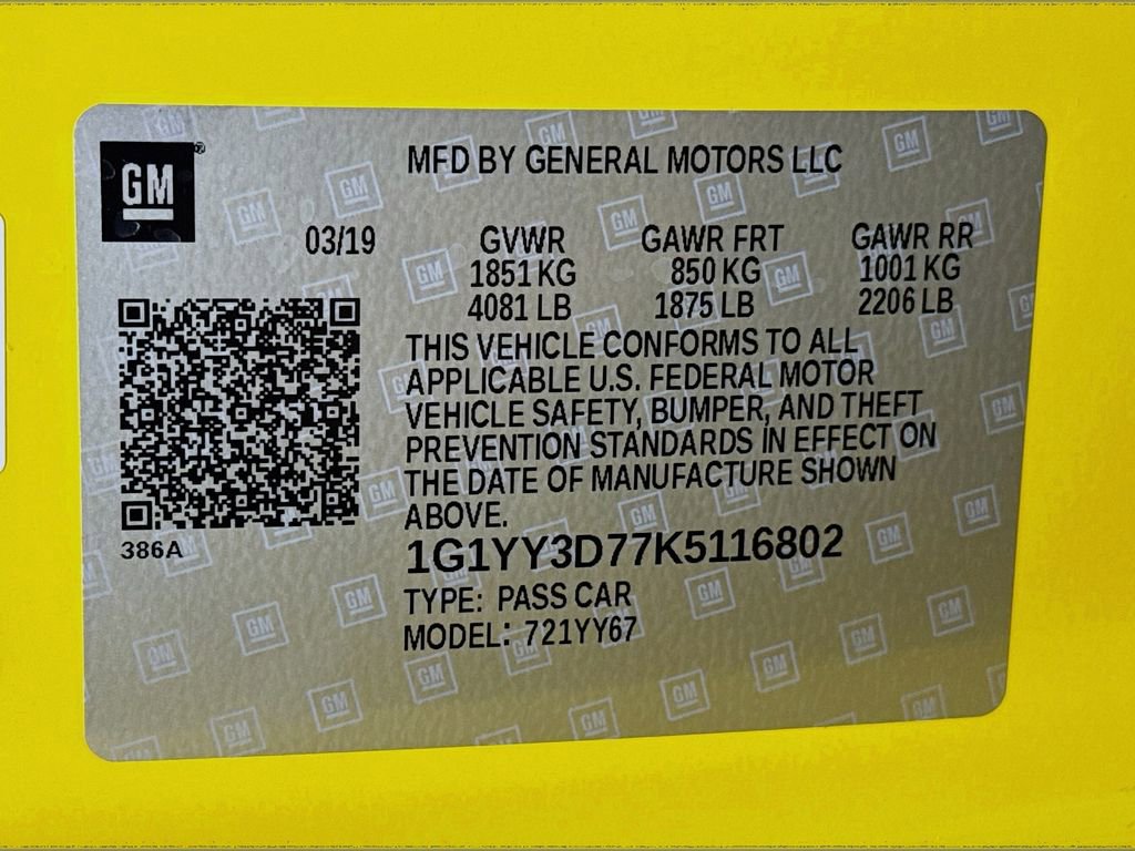 Used 2019 Chevrolet Corvette Grand Sport image 29