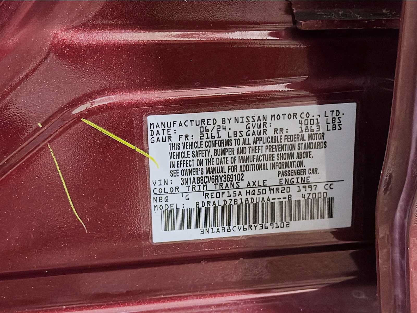 Used 2024 Nissan Sentra SV w/ All-Weather Package FWD image 28