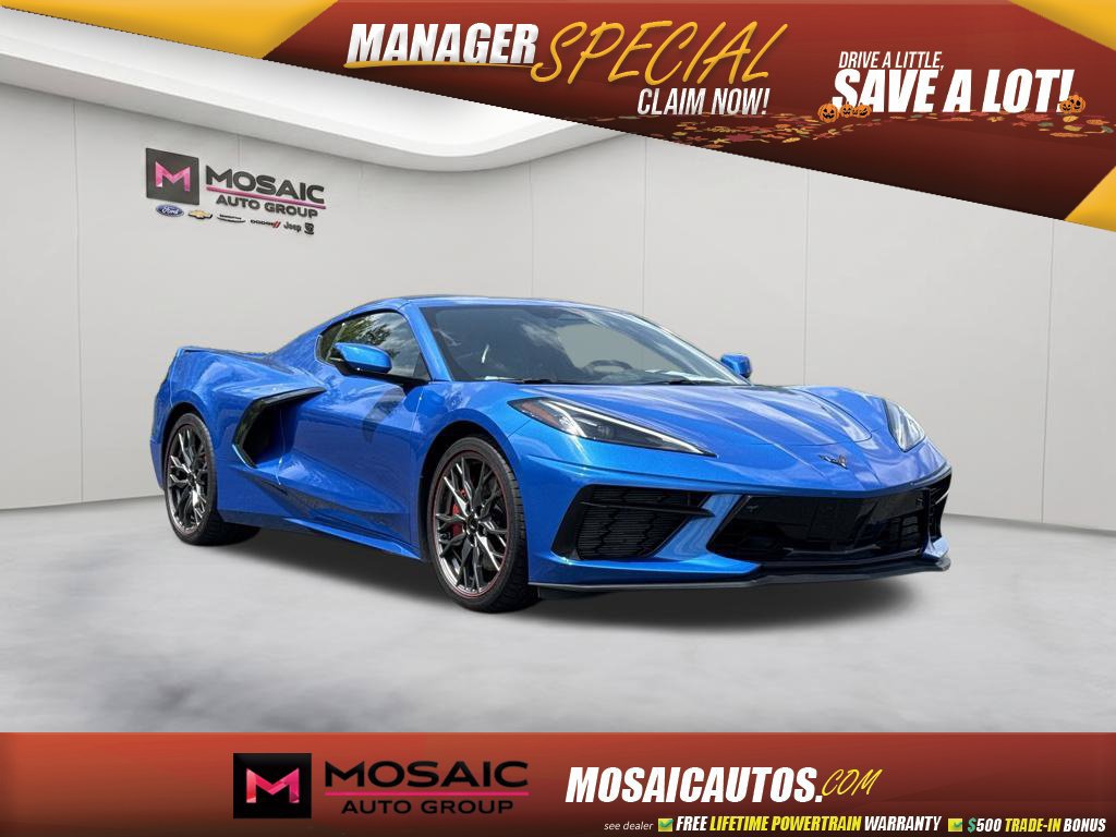 Used 2024 Chevrolet Corvette Stingray Preferred Cpe w/ Z51 Performance Package RWD image 1