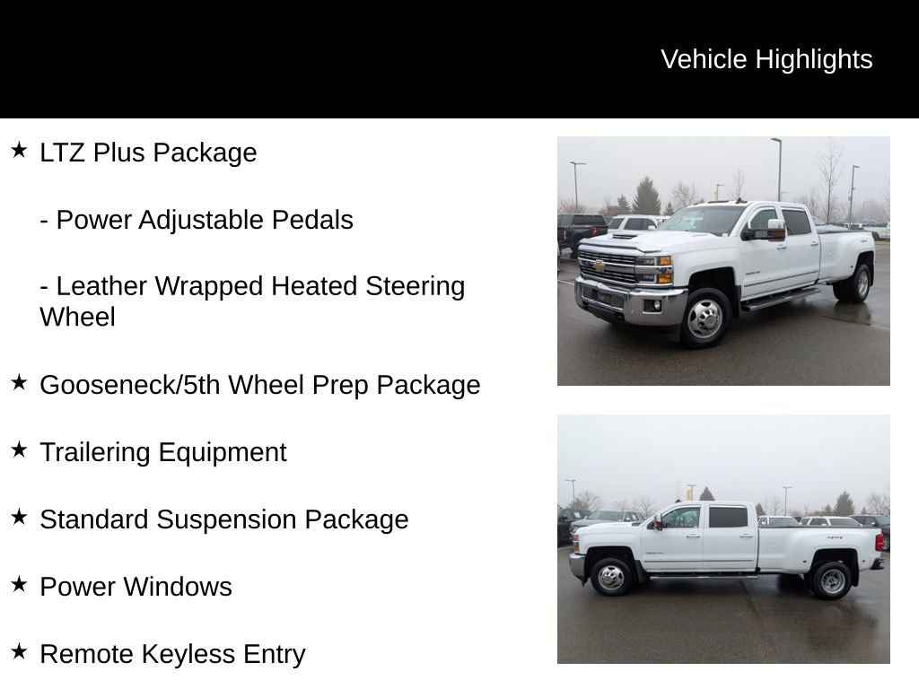 Used 2017 Chevrolet Silverado 3500 LTZ w/ Duramax Plus Package image 17