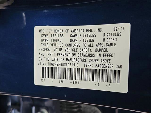 Used 2016 Honda Accord Sport image 23