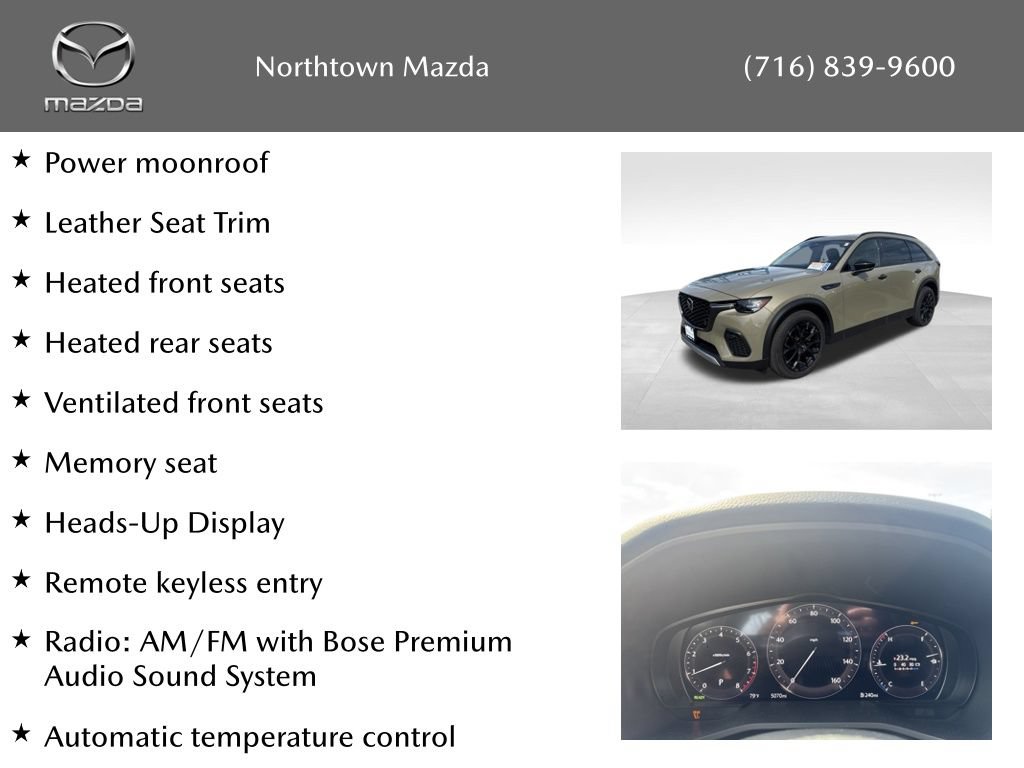Certified 2026 MAZDA CX-70 3.3 Turbo w/ Premium Package AWD/4WD image 10
