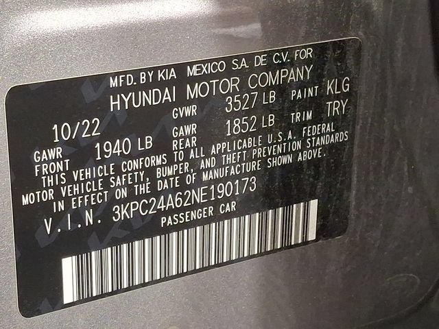 Used 2022 Hyundai Accent SEL FWD image 25