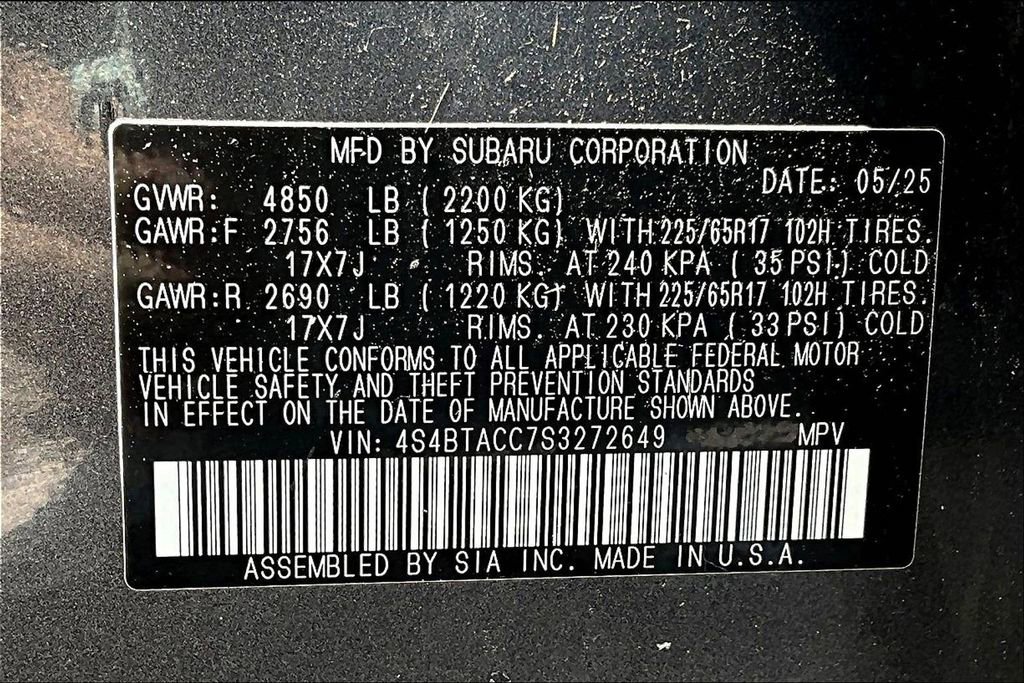 Used 2025 Subaru Outback Premium w/ Popular Package #1A image 18