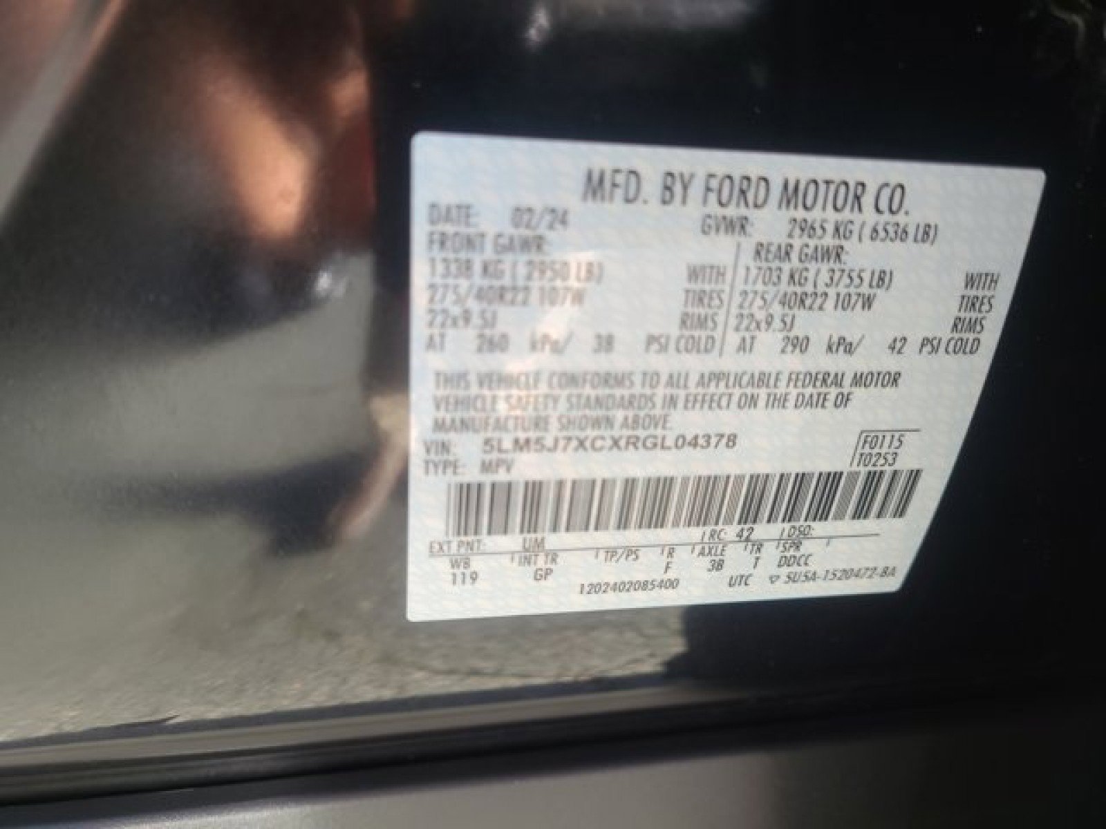 Used 2024 Lincoln Aviator Reserve w/ Equipment Group 201A image 25