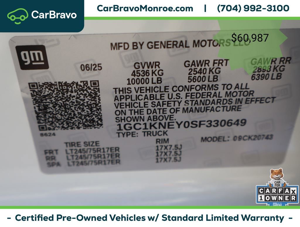 Certified 2025 Chevrolet Silverado 2500 LT w/ Convenience Package AWD/4WD image 42