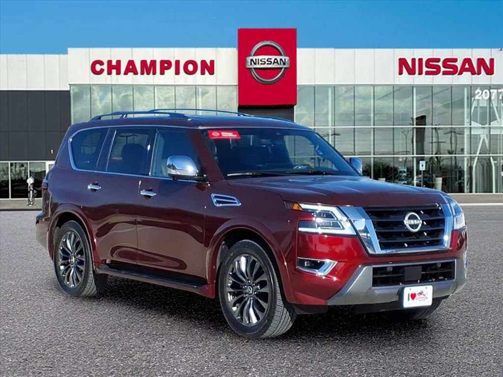 Used 2023 Nissan Armada Platinum w/ Captain's Chairs Package image 1