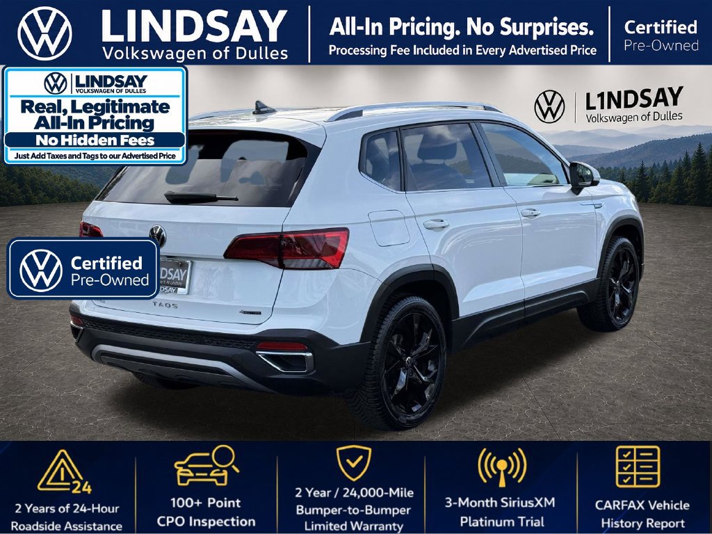 Used 2023 Volkswagen Taos SE w/ Panoramic Sunroof Package AWD/4WD image 8