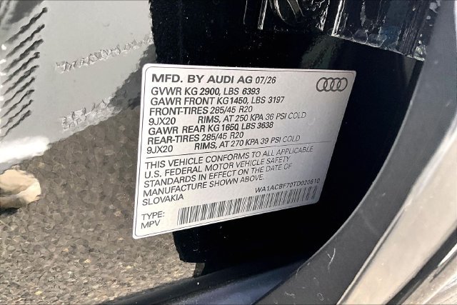 New 2026 Audi Q7 2.0T Premium AWD/4WD image 11