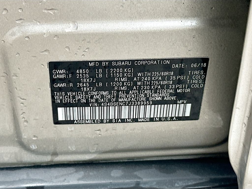 Used 2018 Subaru Outback 3.6R Limited AWD/4WD image 30