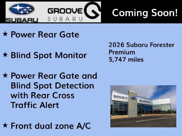 Used 2026 Subaru Forester Premium w/ Base/Premium Package AWD/4WD image 2
