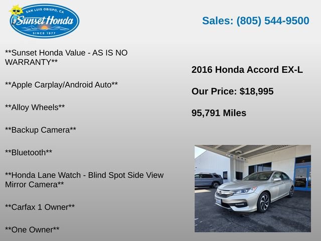 Used 2016 Honda Accord EX-L image 5