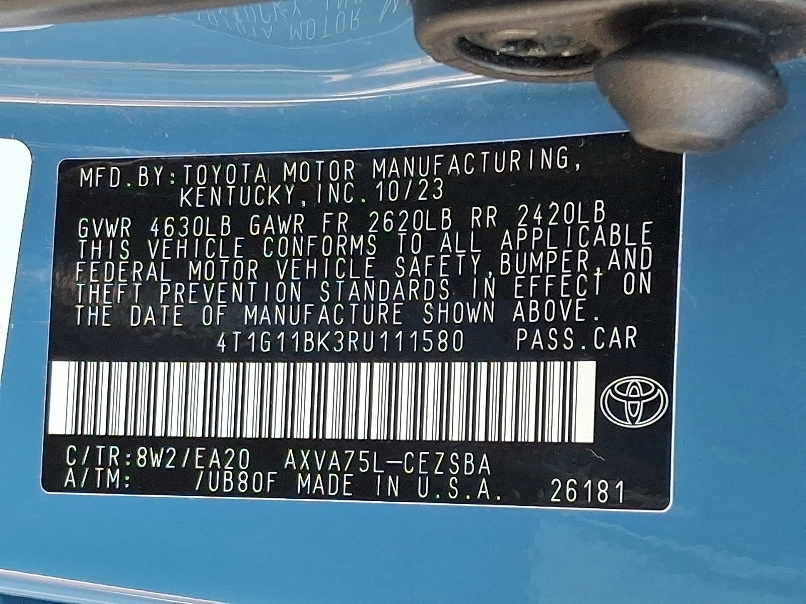 Certified 2024 Toyota Camry SE AWD/4WD image 27