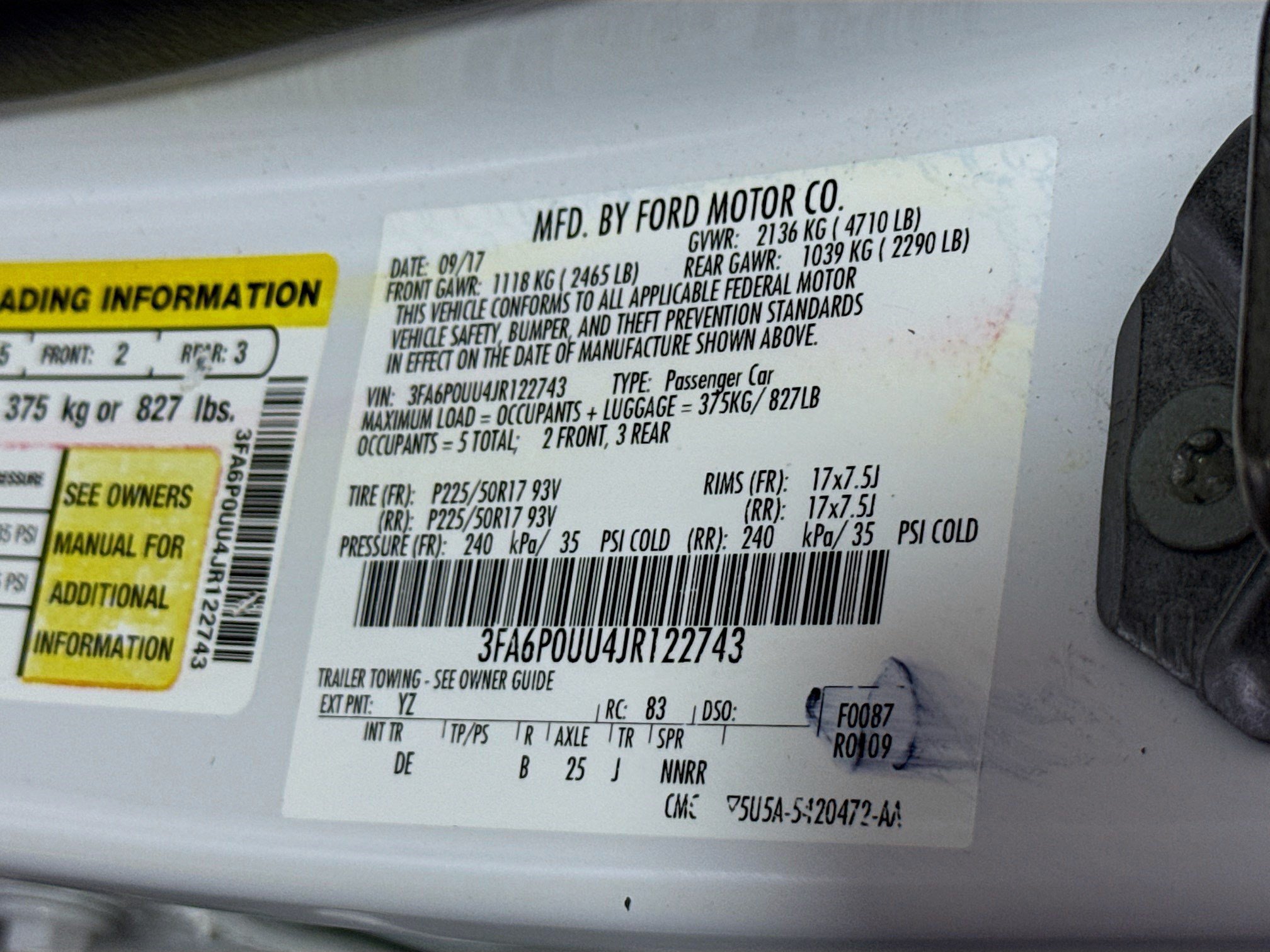 Used 2018 Ford Fusion S FWD image 40