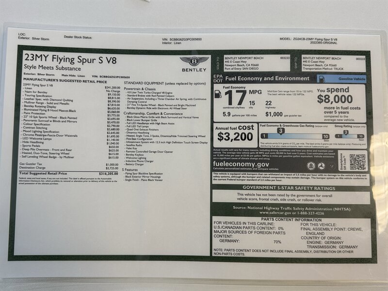 Used 2023 Bentley Flying Spur S V8 AWD/4WD image 30