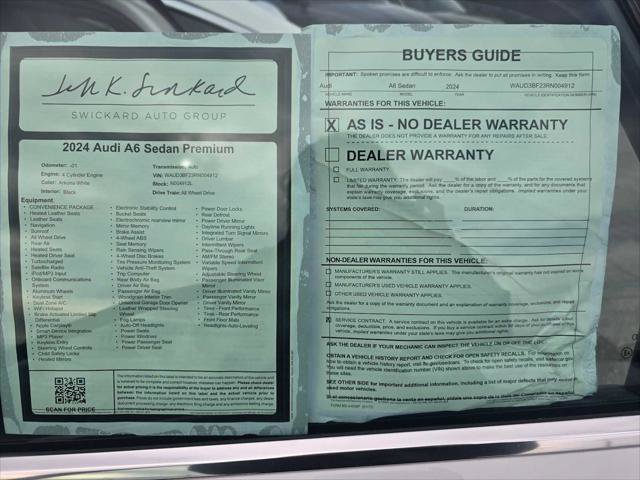 Used 2024 Audi A6 2.0T Premium w/ Convenience Package AWD/4WD image 18