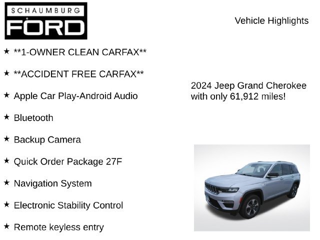 Used 2024 Jeep Grand Cherokee Limited 4xe AWD/4WD image 7
