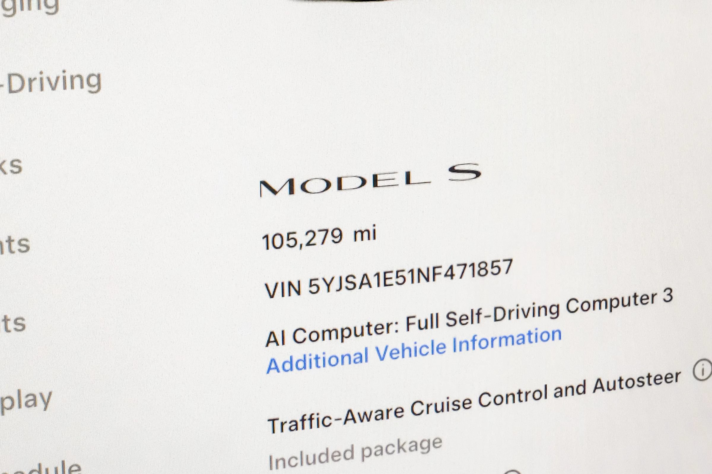 Used 2022 Tesla Model S AWD/4WD image 22
