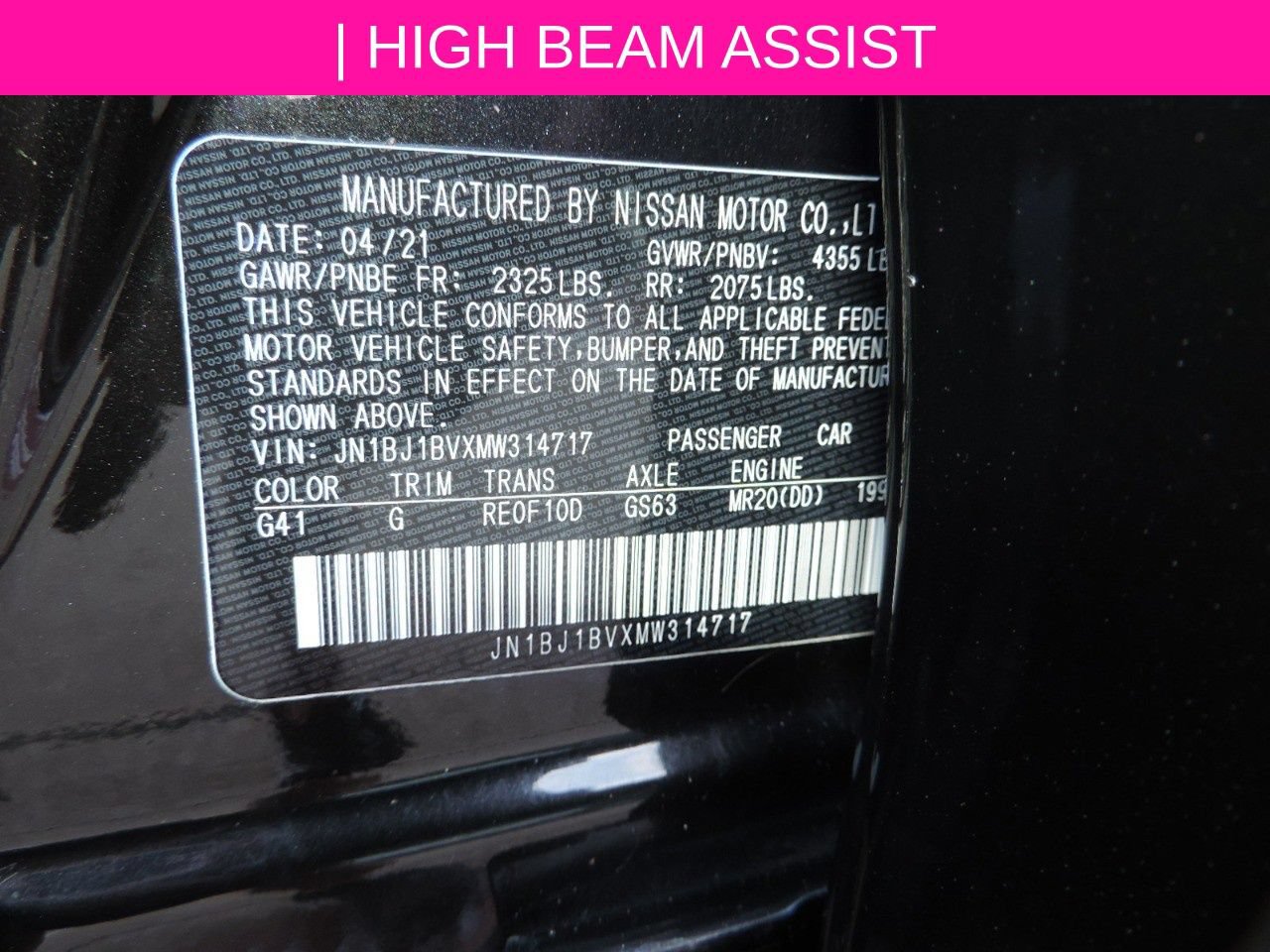 Certified 2021 Nissan Rogue Sport SV w/ Technology Package FWD image 18