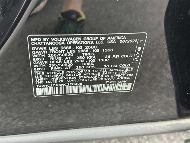 Certified 2022 Volkswagen Atlas Cross Sport SE image 21