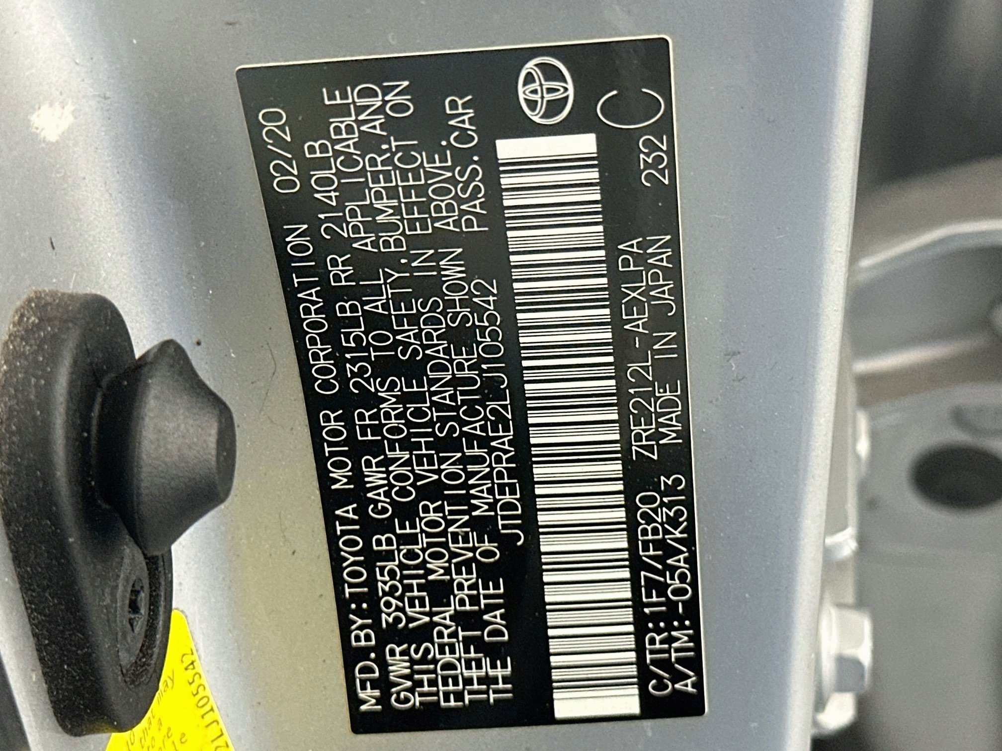 Used 2020 Toyota Corolla LE FWD image 12