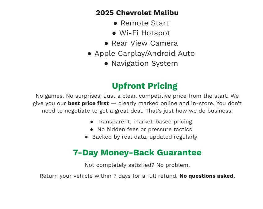 Certified 2025 Chevrolet Malibu LT image 2