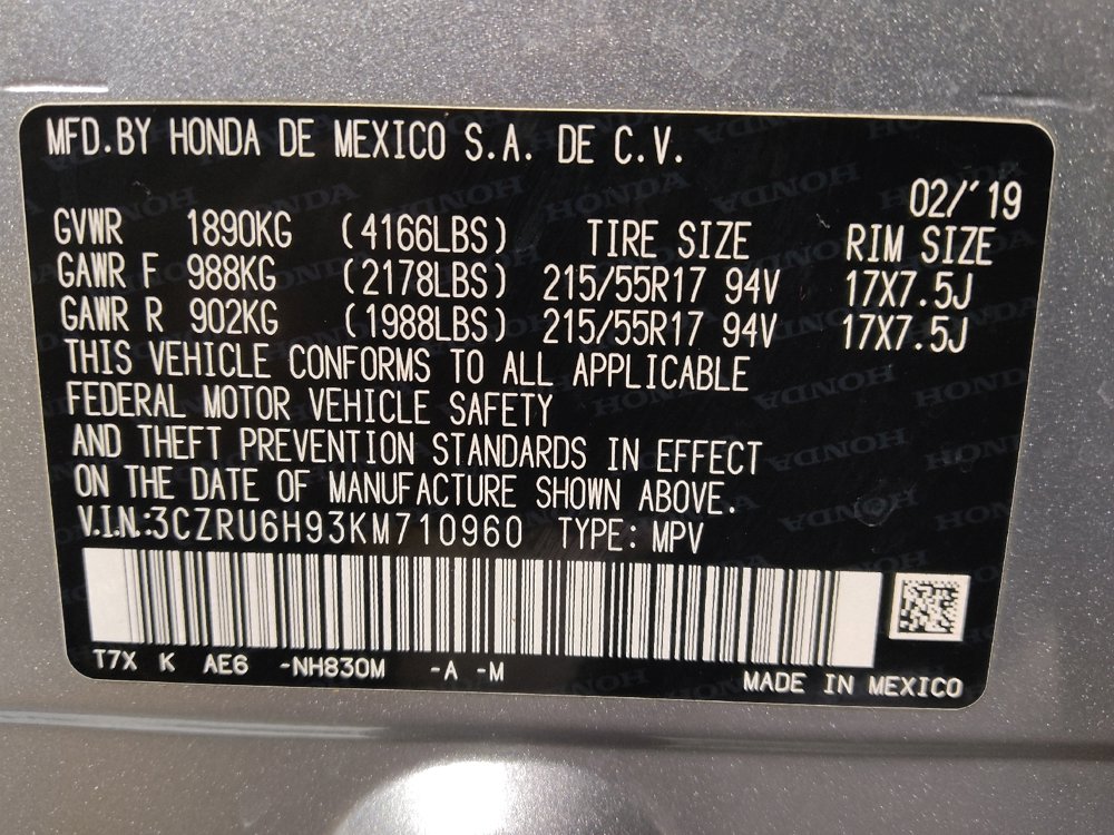 Used 2019 Honda HR-V Touring image 33