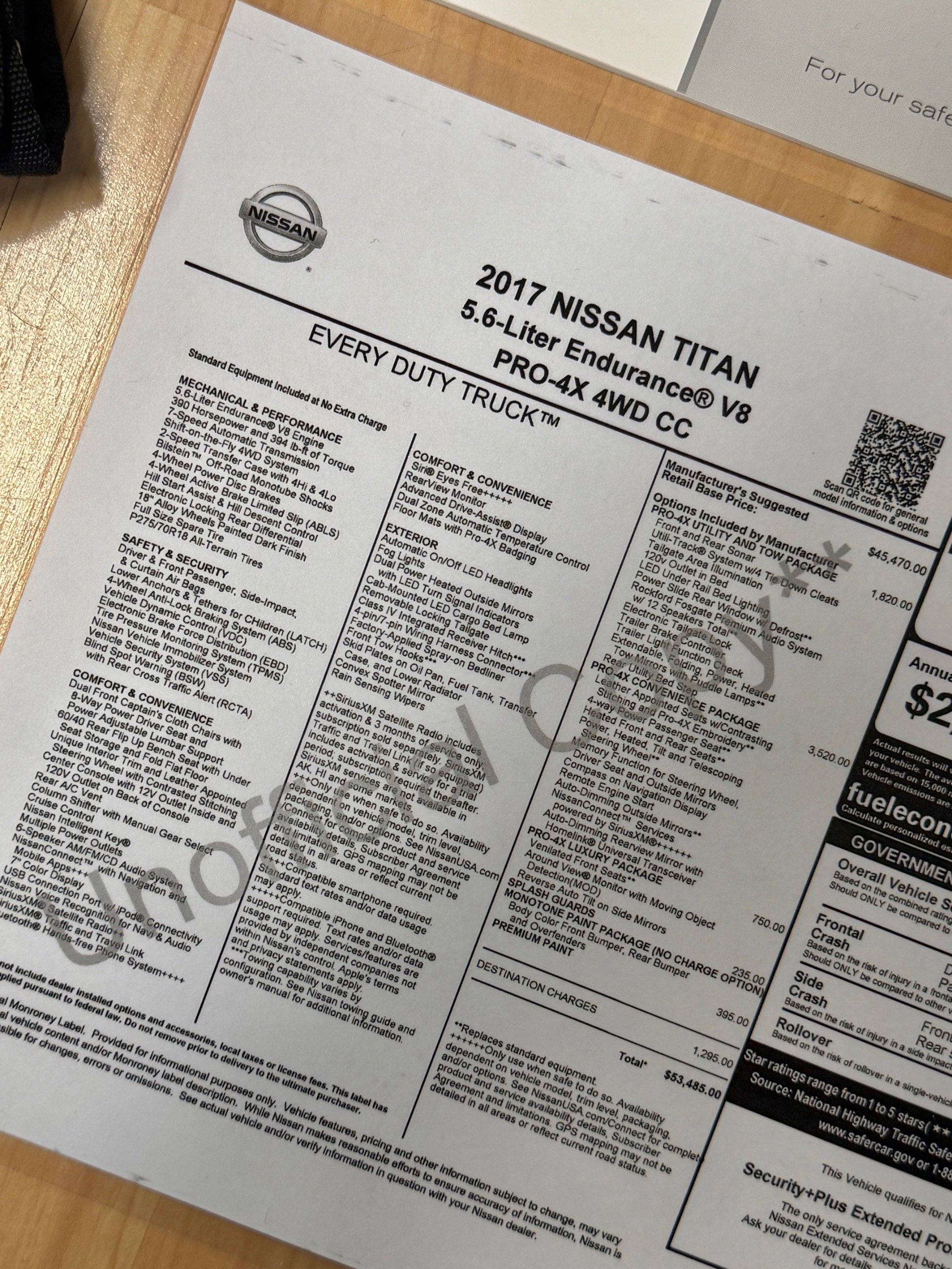 Used 2017 Nissan Titan PRO-4X w/ Pro-4x Convenience Package image 88