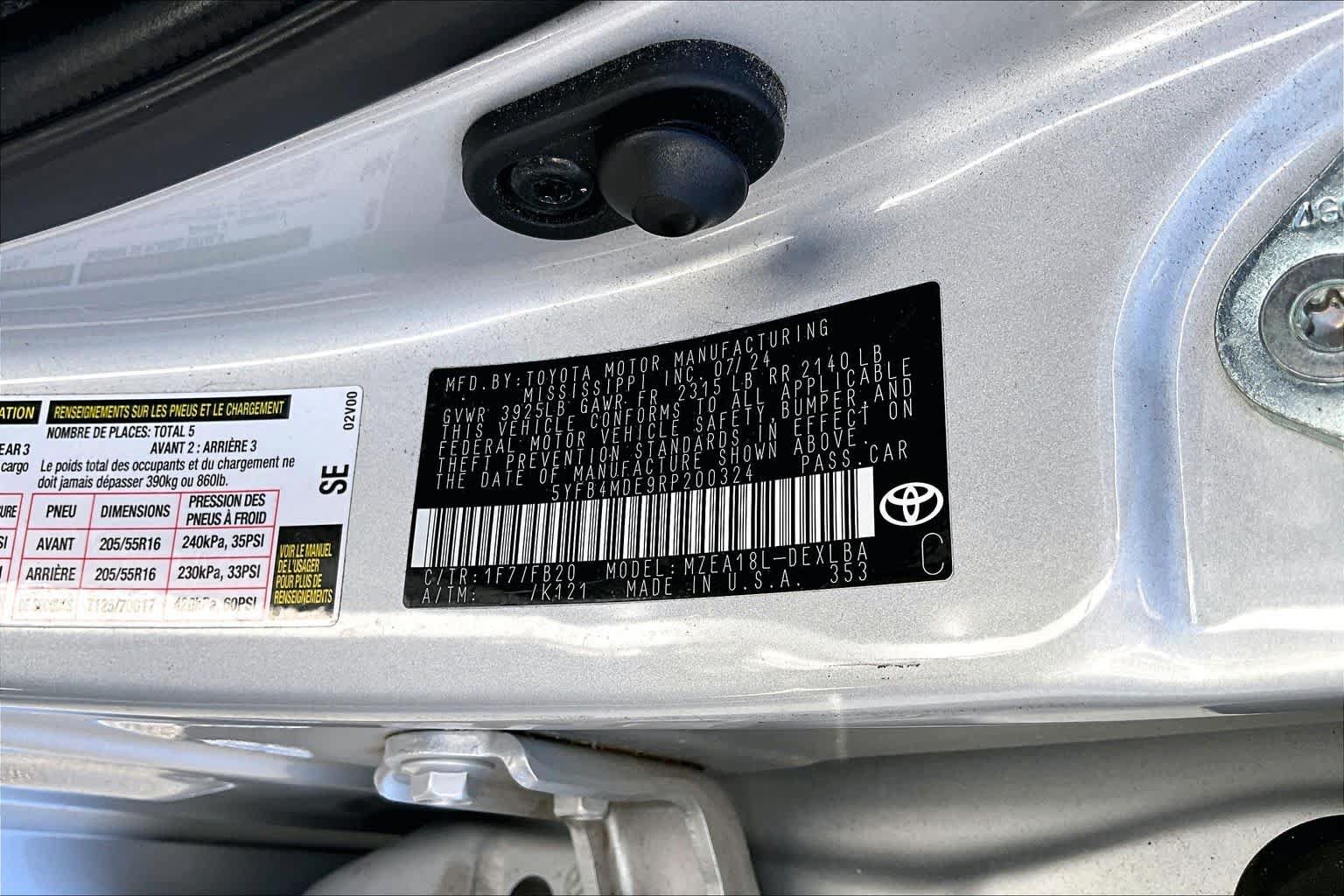Used 2024 Toyota Corolla LE FWD image 34