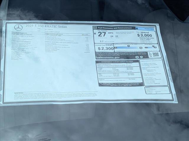 New 2026 Mercedes-Benz E 350 4MATIC Sedan image 17