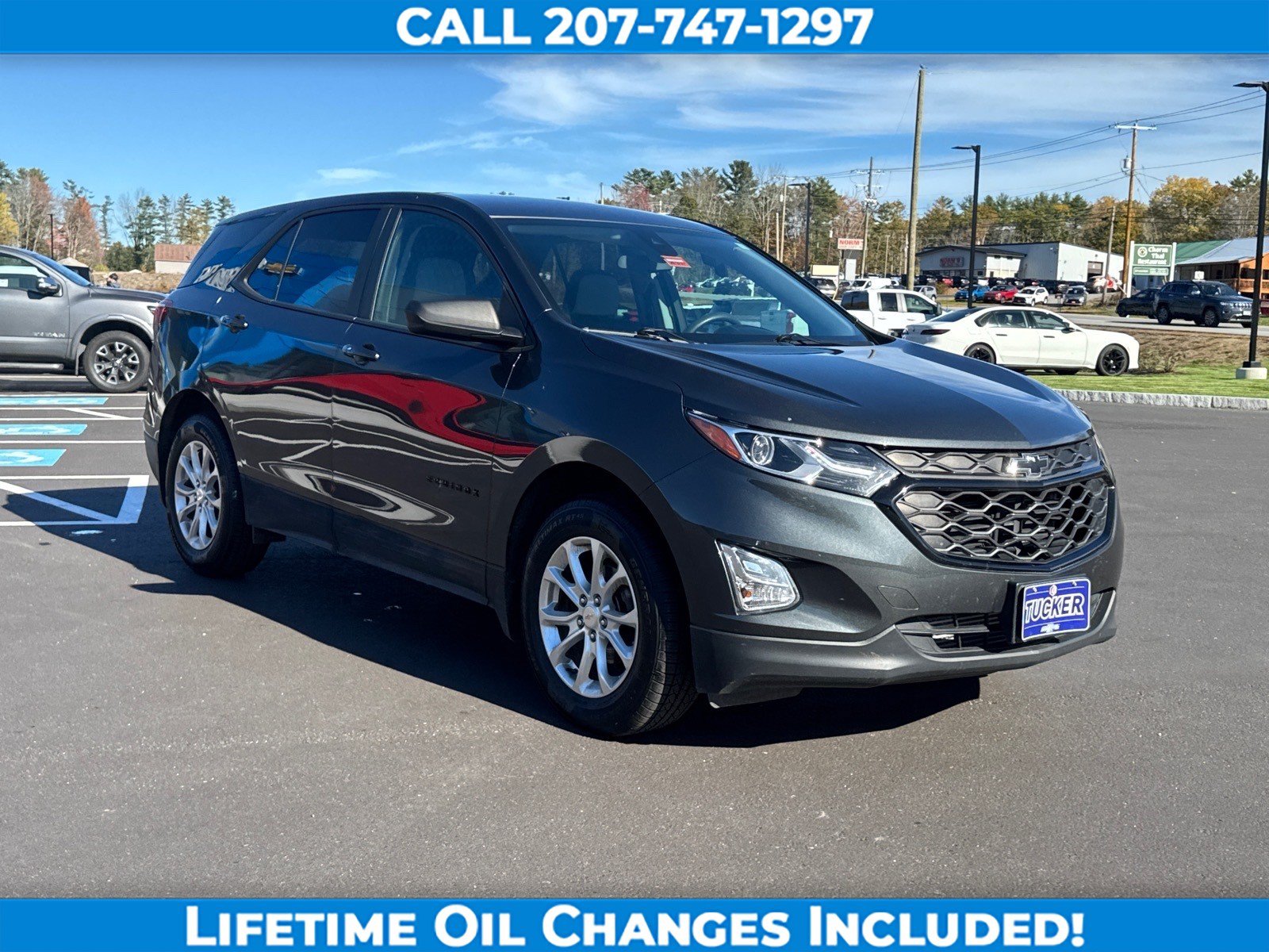 Used 2021 Chevrolet Equinox LS w/ LPO, Blackout Package AWD/4WD image 3