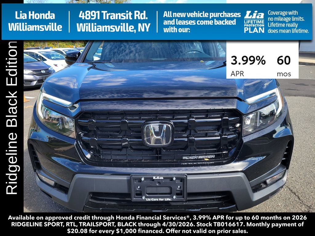 New 2026 Honda Ridgeline Black Edition image 10