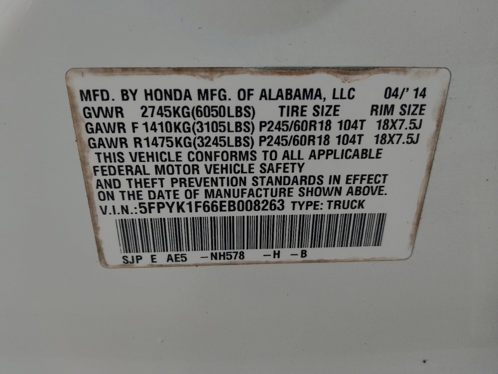 Used 2014 Honda Ridgeline SE image 33