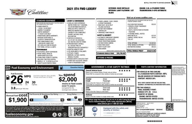 Used 2021 Cadillac XT4 Luxury w/ Cold Weather Package image 29