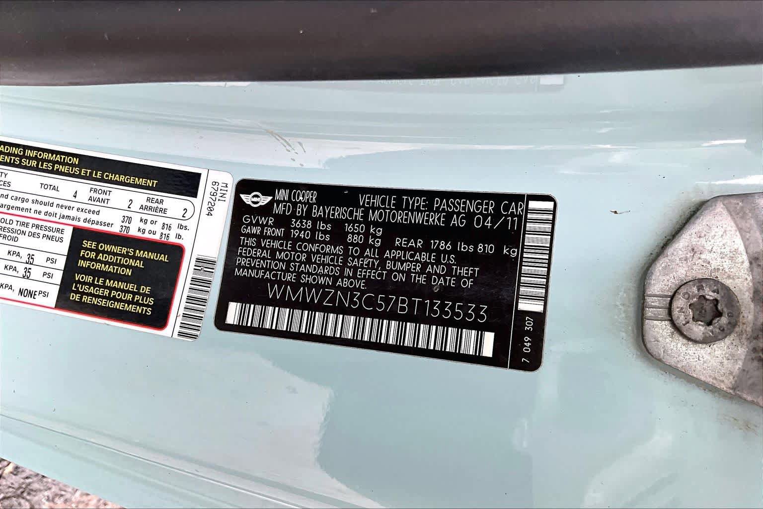 Used 2011 MINI Cooper Convertible FWD image 31