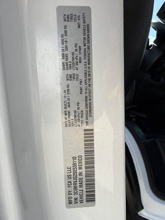 Used 2025 RAM ProMaster 3500 w/ Safety Group FWD image 24