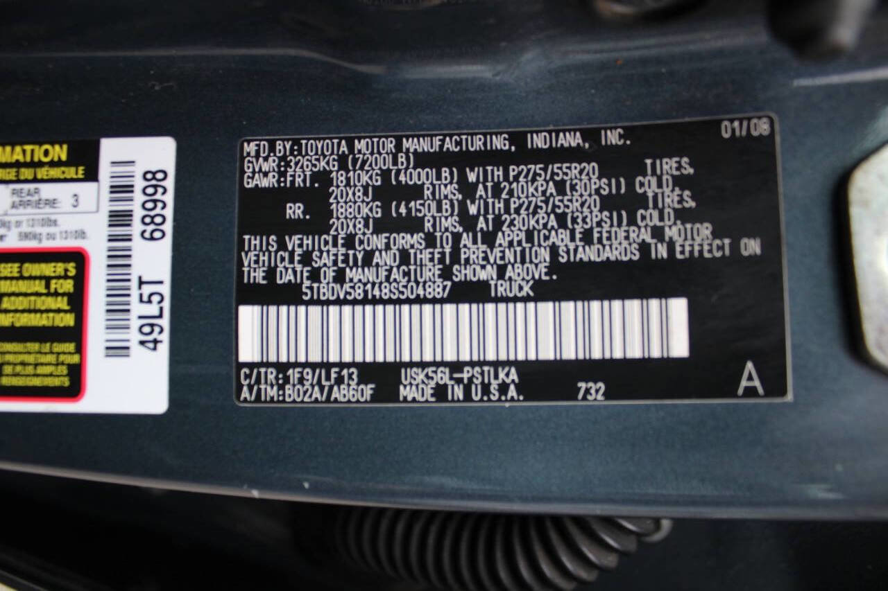 Used 2008 Toyota Tundra Limited image 51