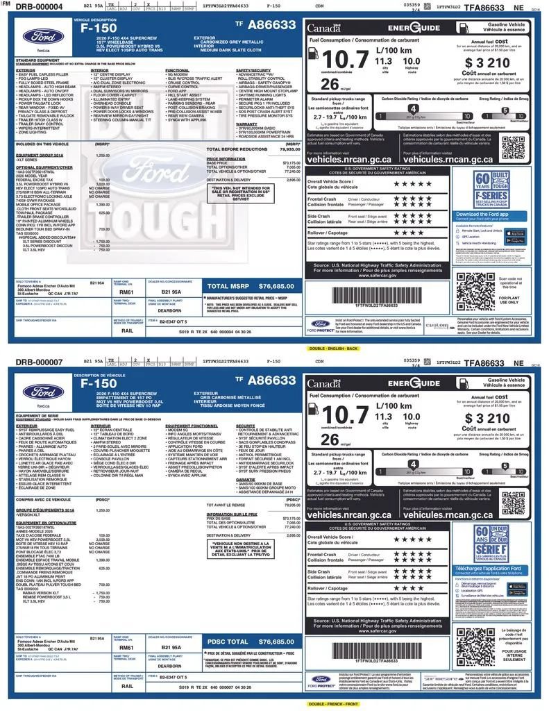 Used 2026 Ford F150 XLT w/ Mobile Office Package AWD/4WD image 2