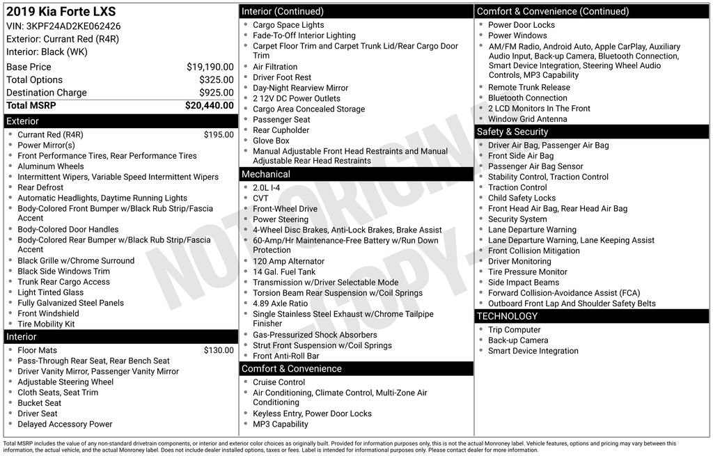 Used 2019 Kia Forte LXS image 35